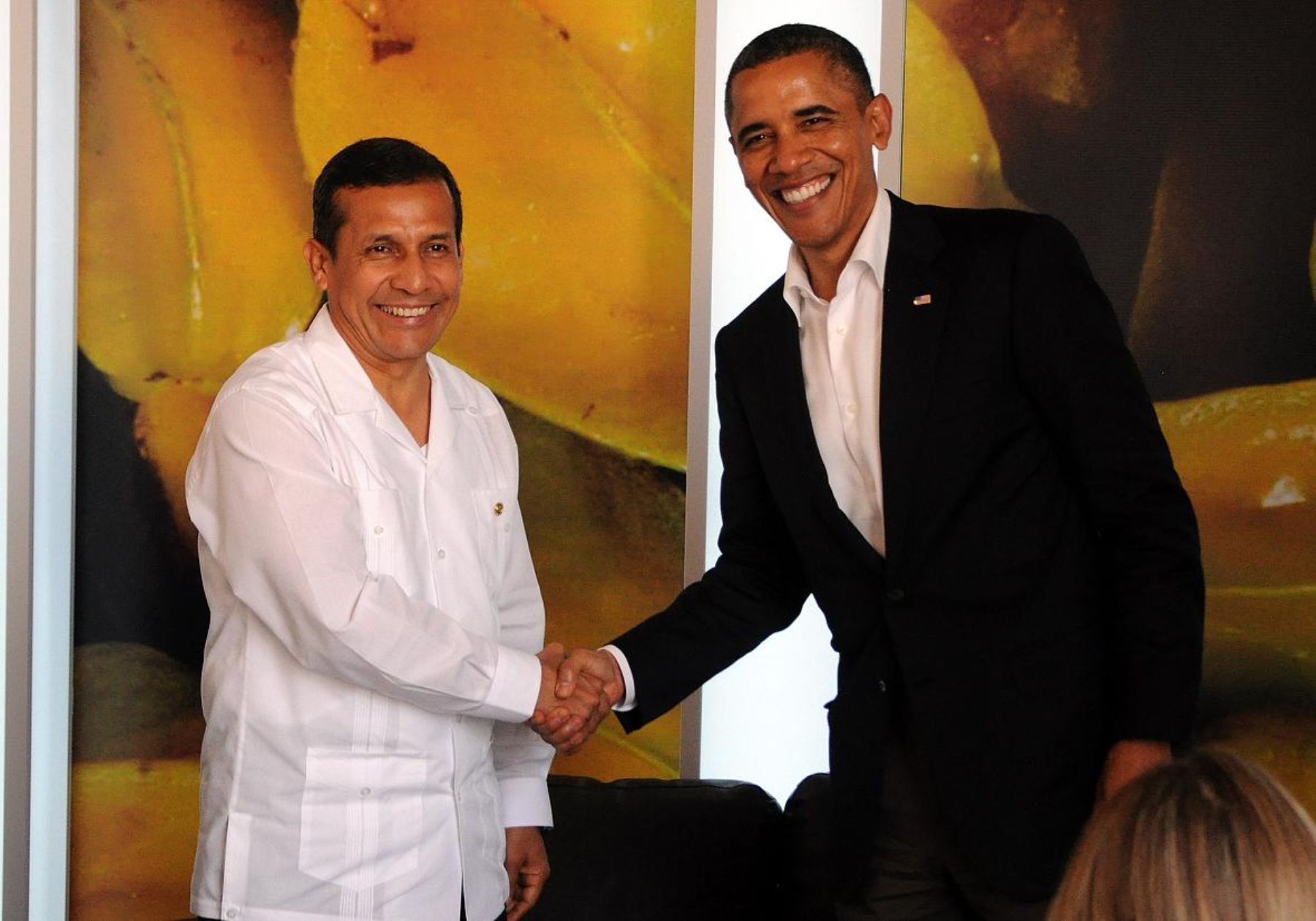 Jefe del Estado, Ollanta Humala, sostuvo encuentro bilateral con presiente de Estados Unidos, Barack Obama, durante la VI Cumbre de las Américas.