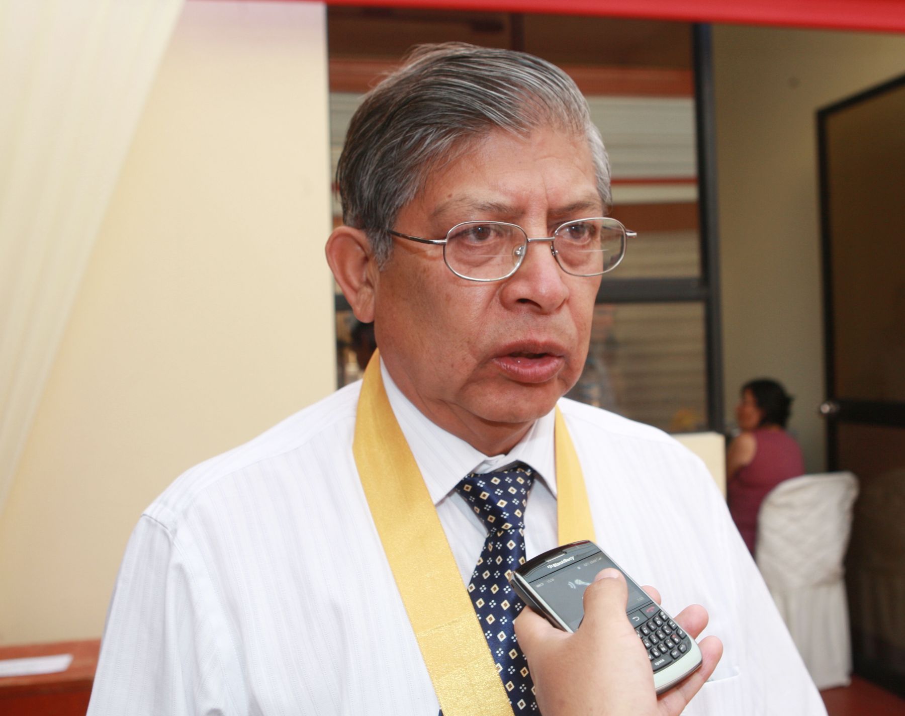 Alcalde de Carabayllo, Rafael Alvarez. ANDINA/Norman Córdova