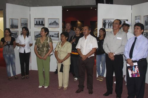 Inauguración de la muestra fotográfica sobre la historia de Chiclayo. Foto:ANDINA/Gobierno regional.