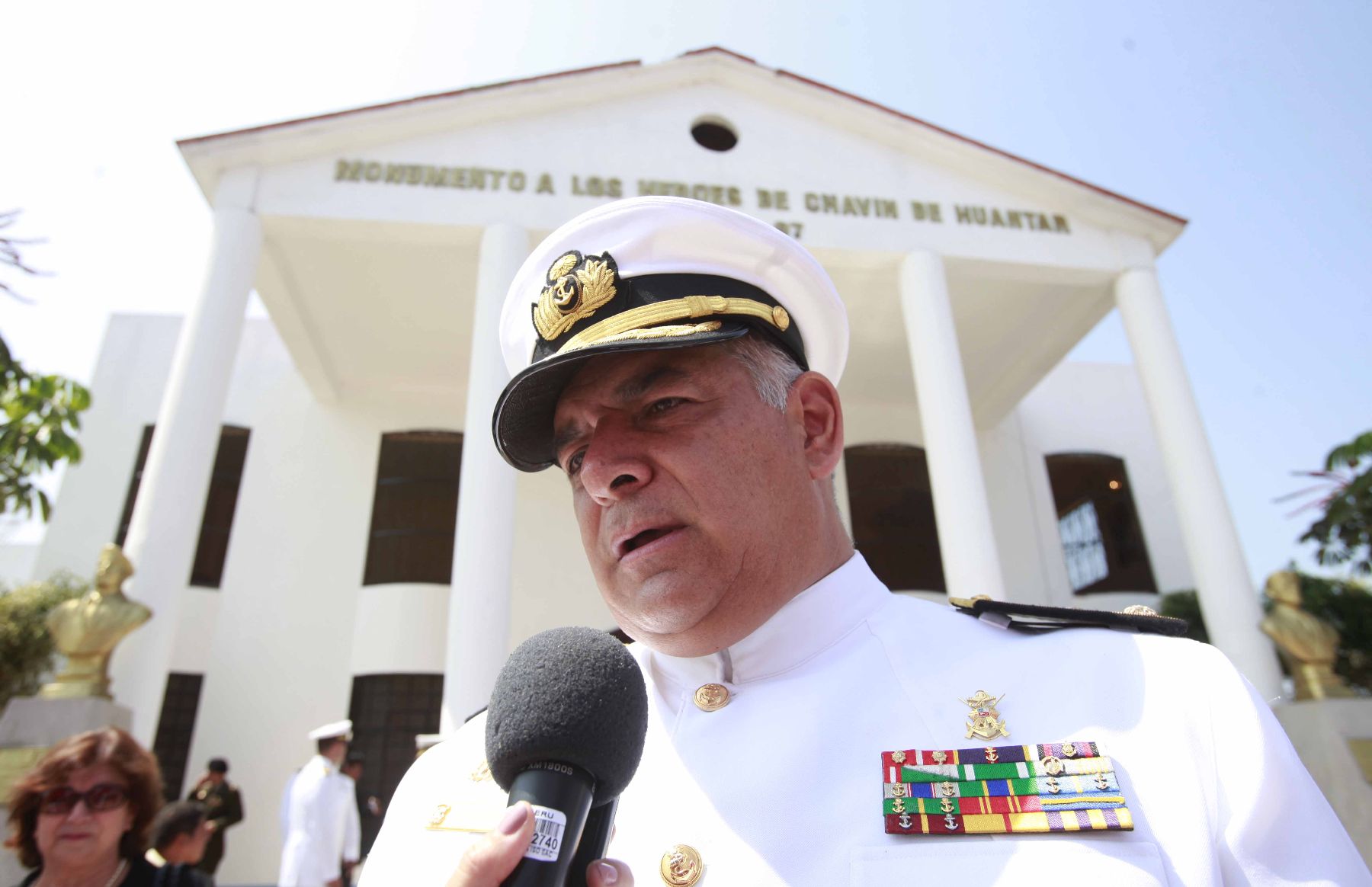Almirante Carlos Tello Aliaga. Foto: ANDINA/Oscar Farje