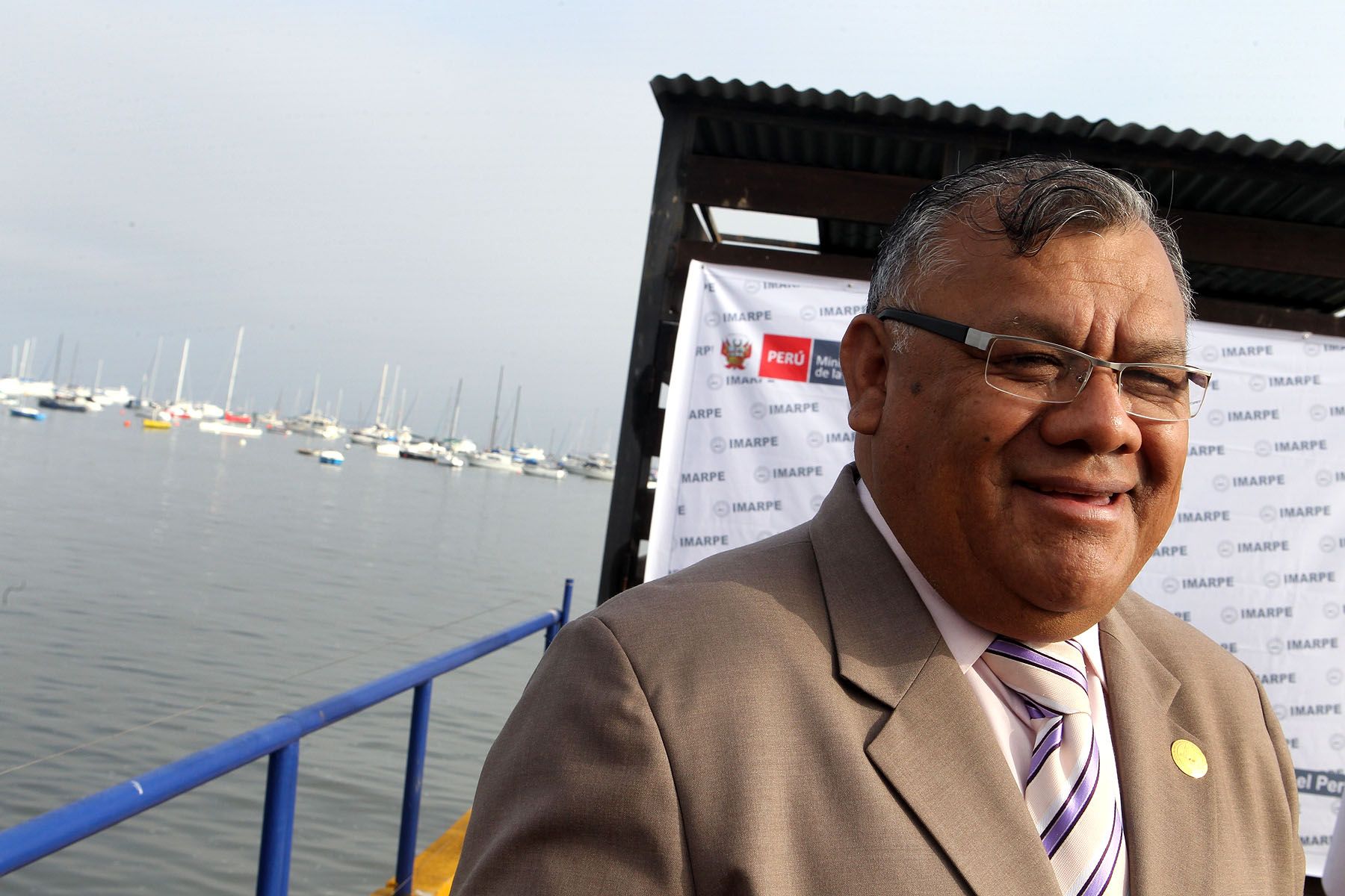 Raúl Castillo, director científico de Imarpe. Foto: ANDINA/Carlos Lezama.
