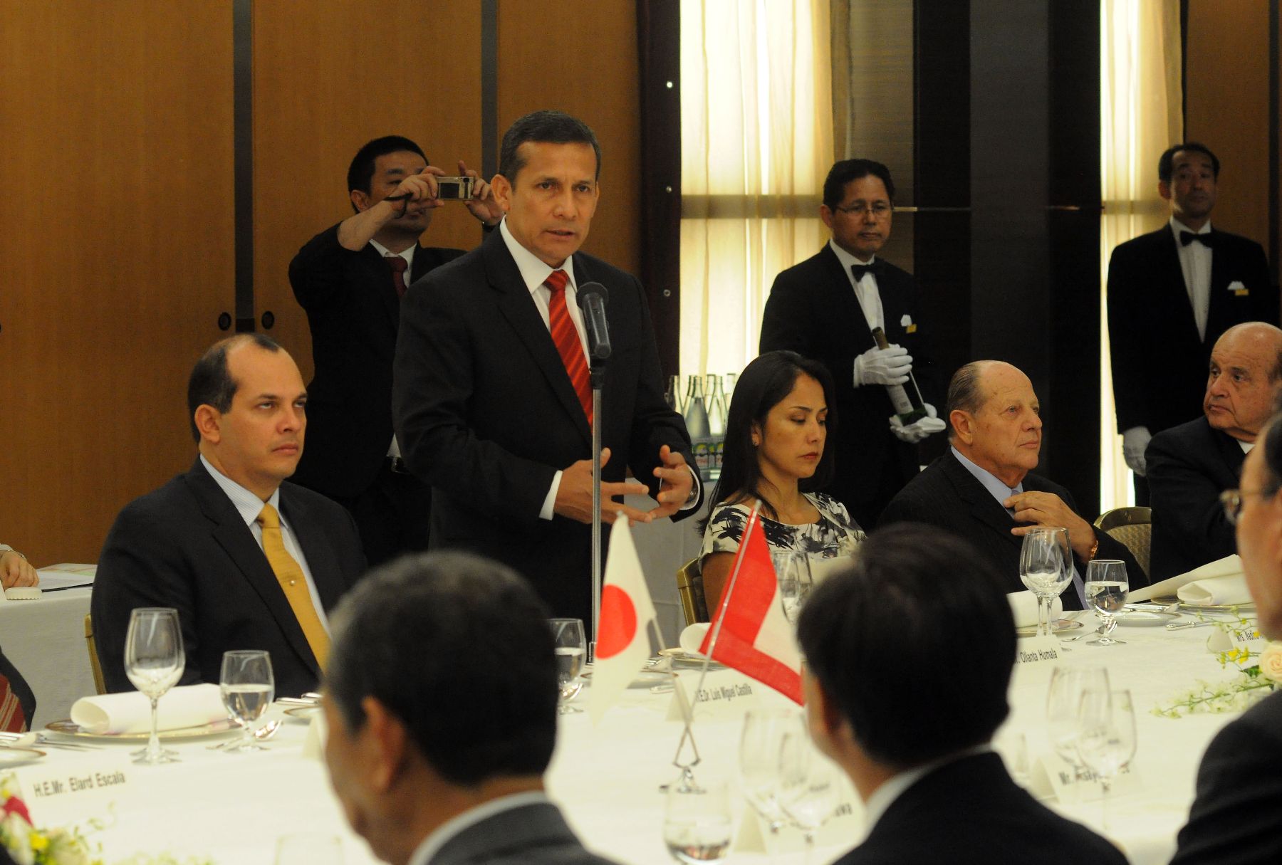 El presidente Ollanta Humala participa en importantes reuniones con empresarios  japoneses en Tokio. Foto: ANDINA/Prensa Presidencia.