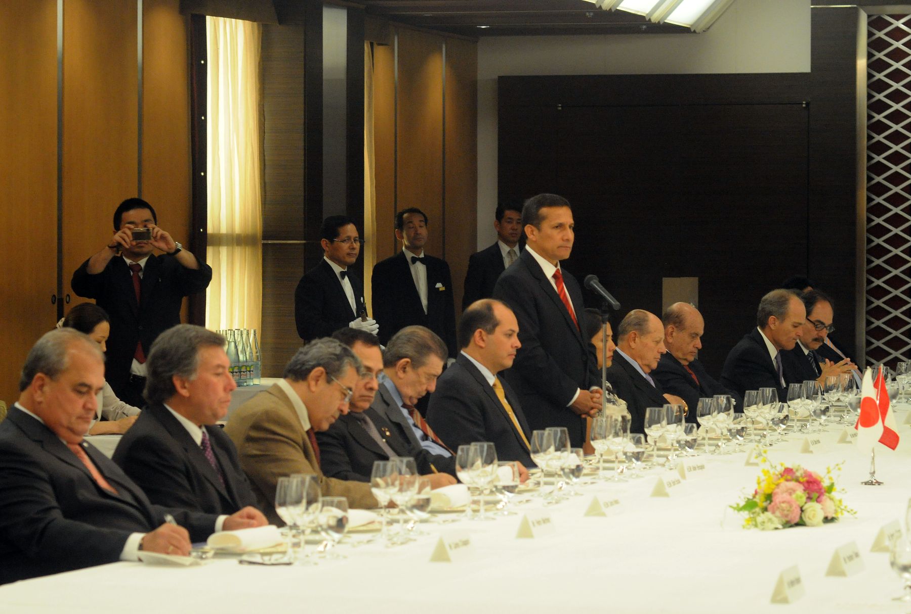 El presidente Ollanta Humala participa en importantes reuniones con empresarios  japoneses en Tokio.Foto: ANDINA/Prensa Presidencia.