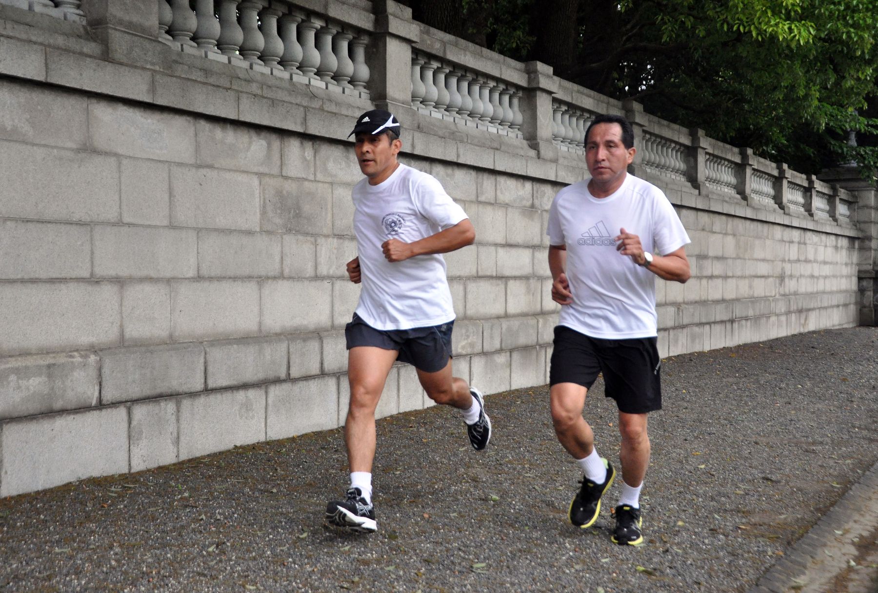 Presidente Ollanta Humala trota en los alrededores de Palacio de Akasaka en Japón.
Foto: ANDINA/Prensa Presidencia