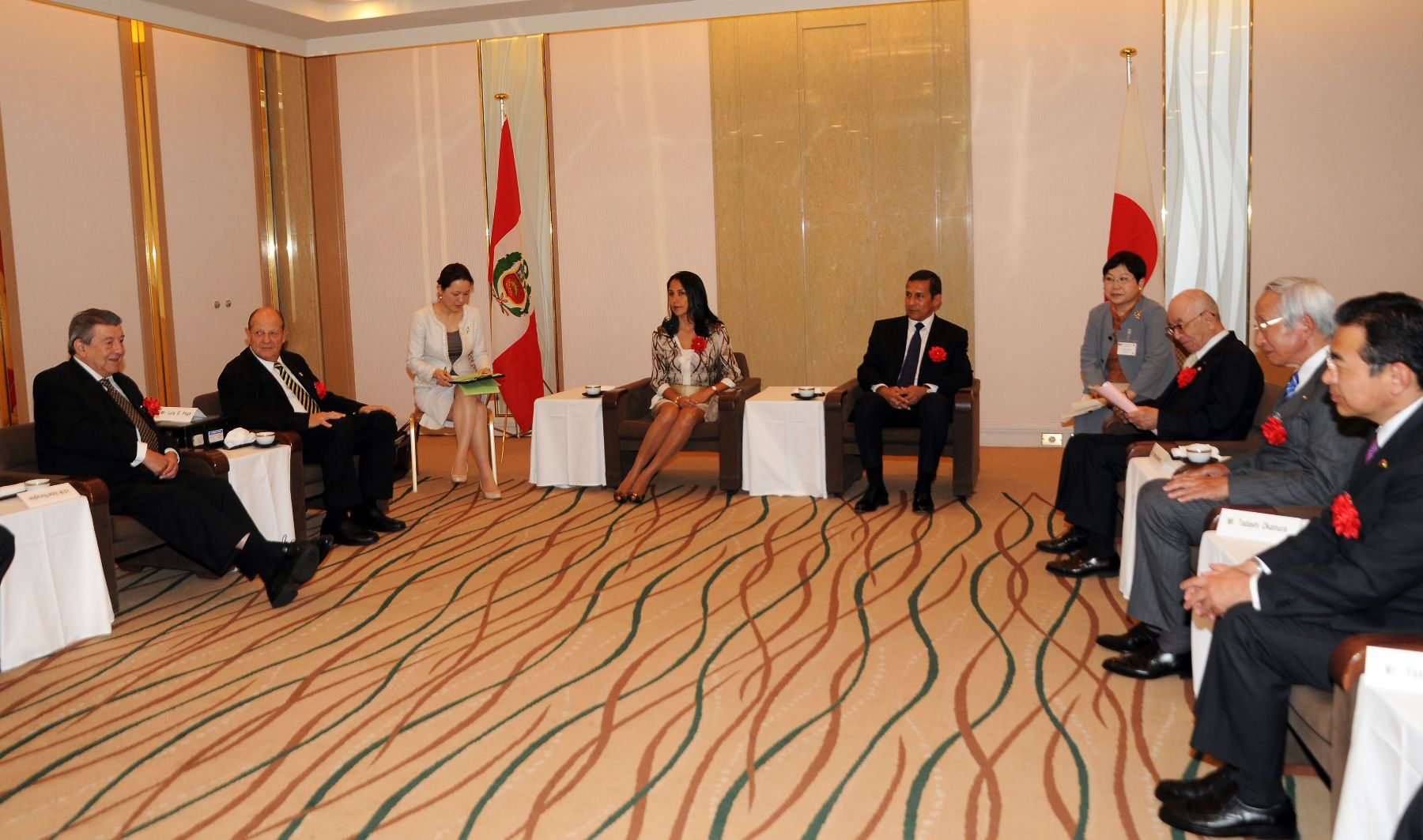 Presidente de la República, Ollanta Humala Tasso, inauguró la X Reunión del Consejo Empresarial Peruano Japonés-Cepeja, en el hotel Imperial de Tokio.

Foto: ANDINA/Prensa Presidencia.