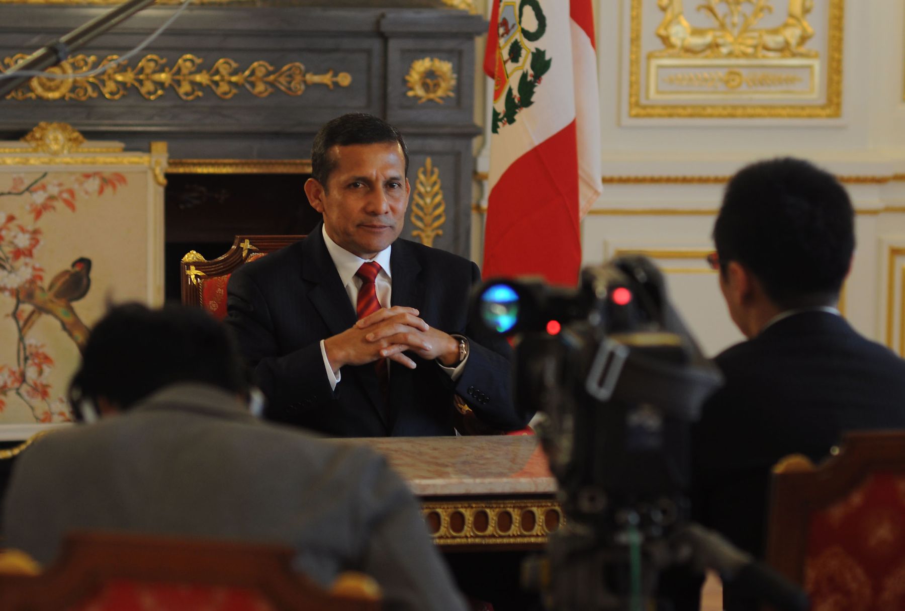 Presidente de la República, Ollanta Humala, durante conferencia de prensa  en Japón.
Foto: ANDINA/Job Rosales.