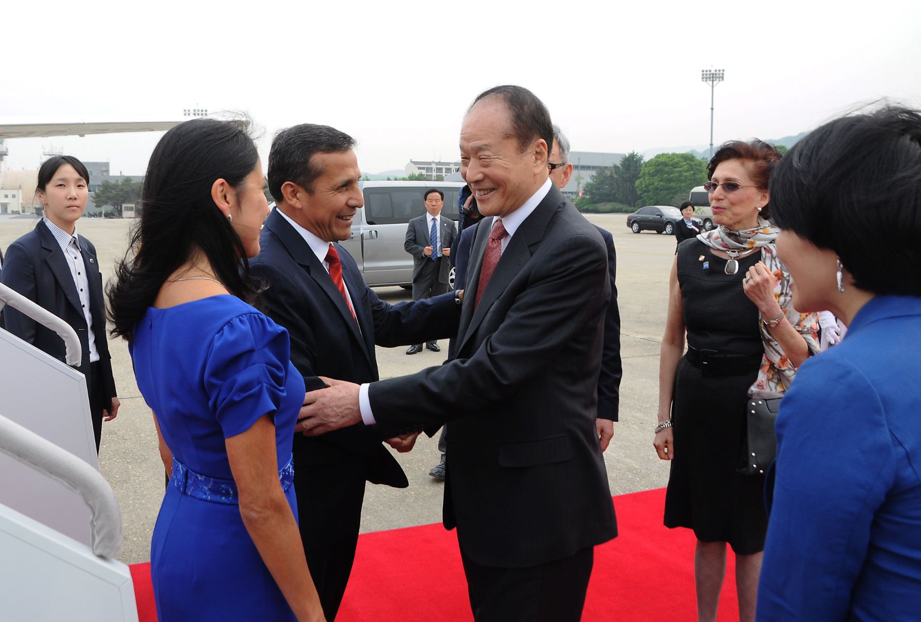 Presidente Ollanta Humala Tasso y su comitiva ofical llegaron a Corea del Sur para estrechar la cooperación bilateral.

Foto : Prensa Presidencia