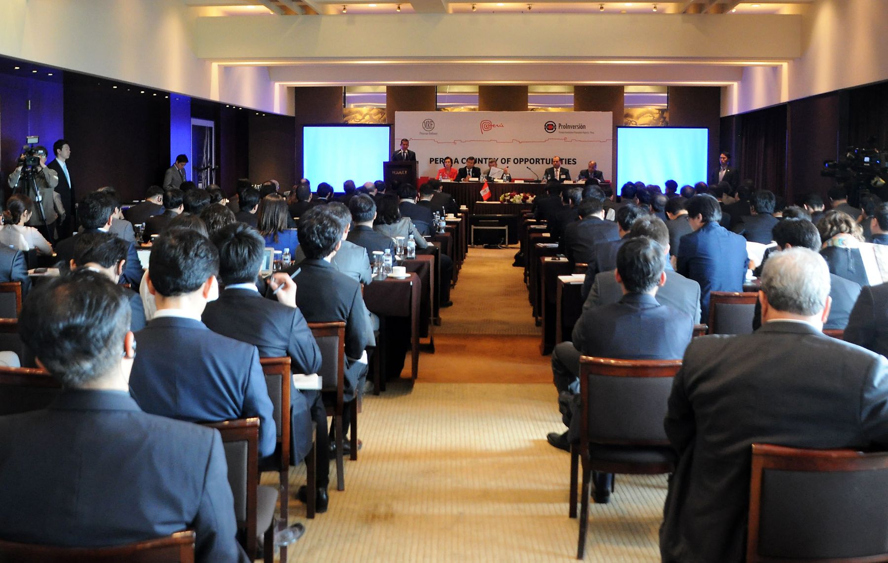 Presidente Ollanta Humala Tasso inauguró Road Show  de Promoción de inversiones, en Seúl - Corea.
Foto: ANDINA/Prensa Presidencia