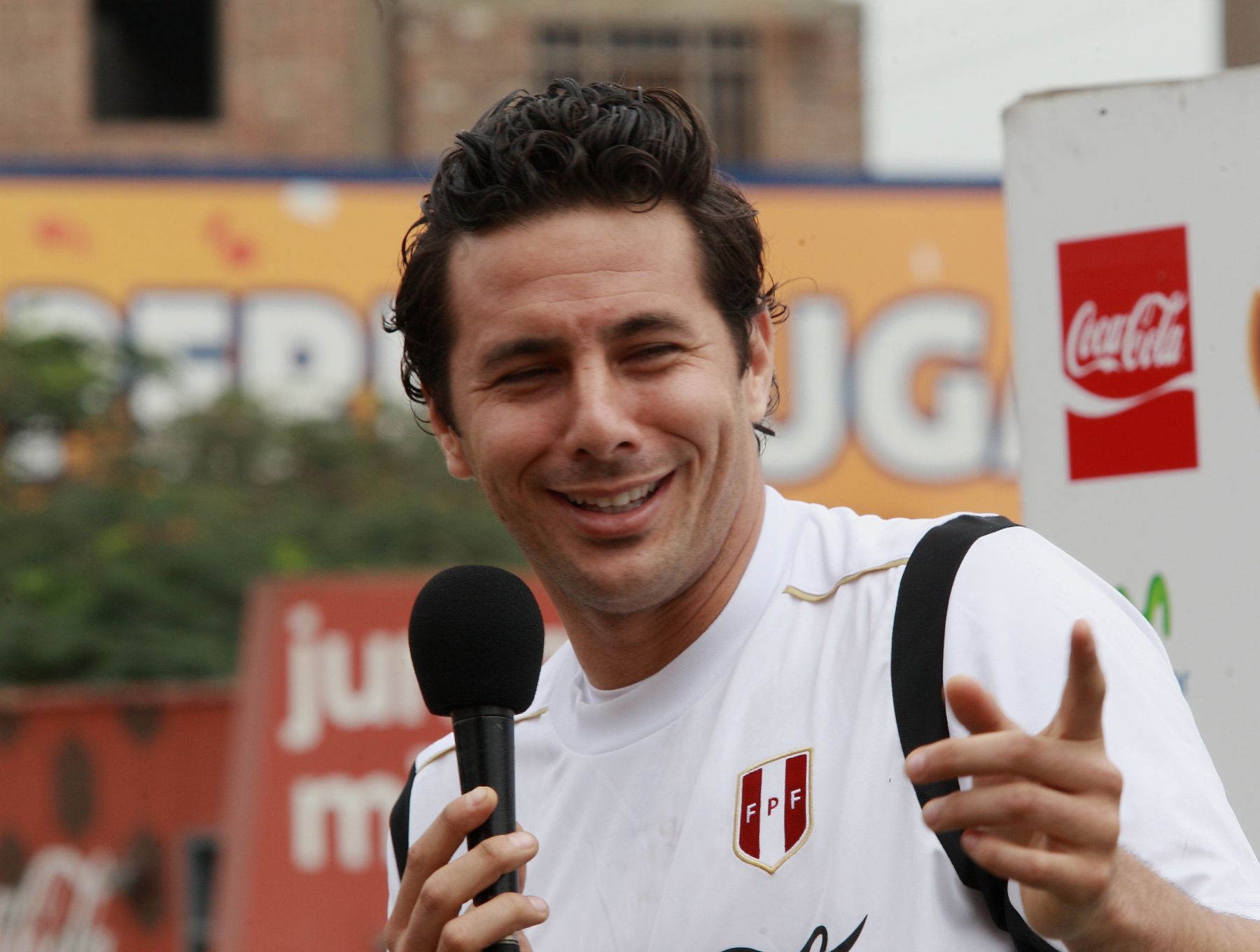 Claudio Pizarro Foto: ANDINA/Norman Córdova.