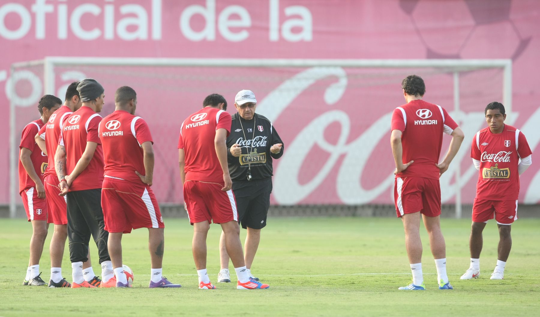 Entrenamiento de la selección peruana de fútbol. 
Foto: ANDINA/Vidal Tarqui