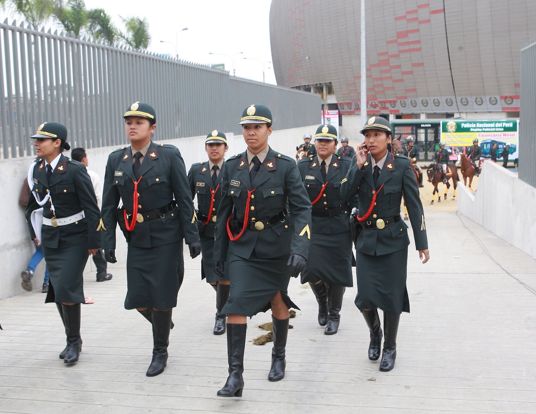 Seguridad en el Estadio Nacional.  Foto: ANDINA/Norman Córdova