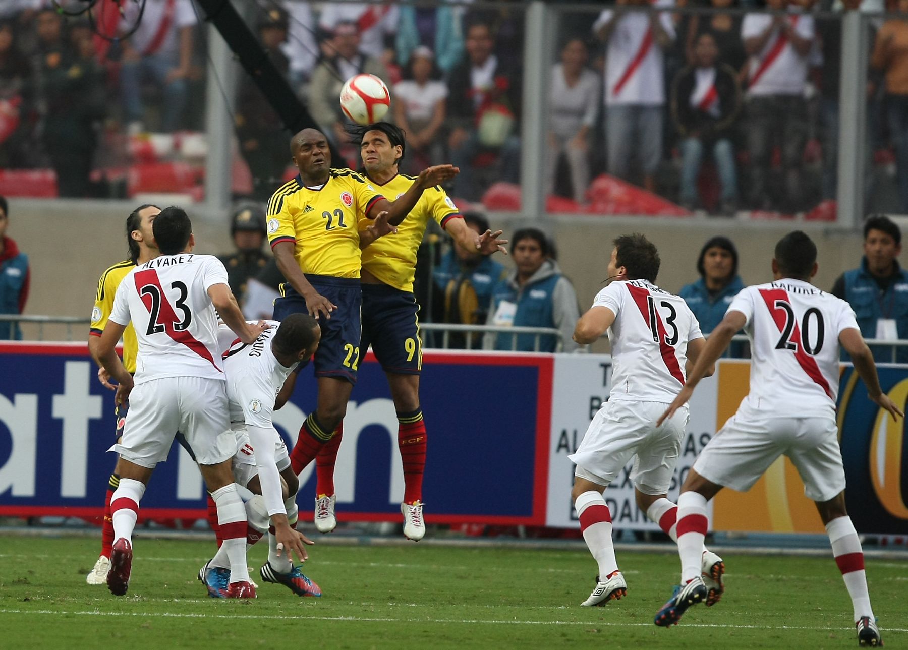 La selección nacional perdió por un tanto a cero frente a Colombia.
Foto: ANDINA/Vidal Tarqui