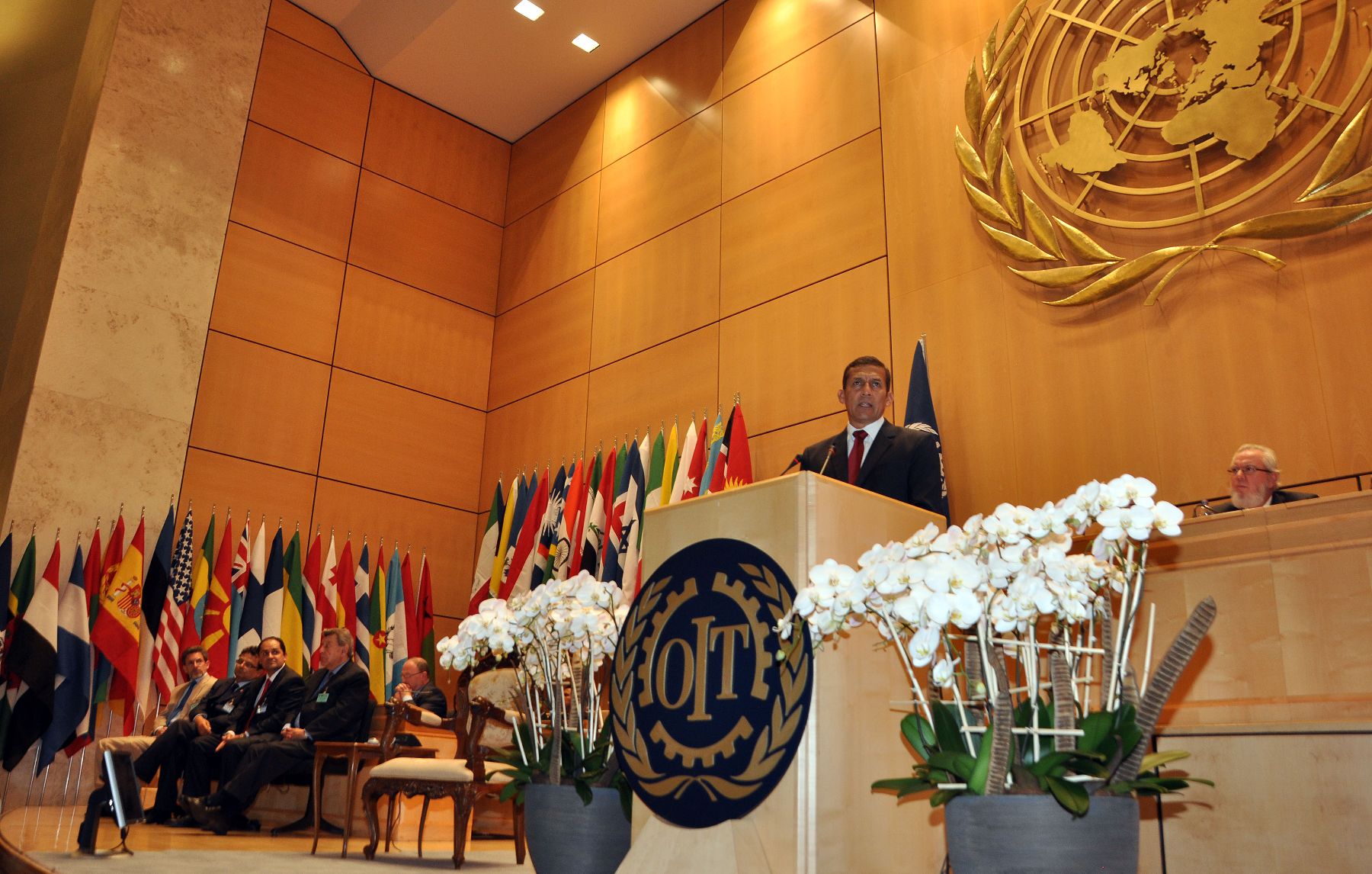 Presidente Ollanta Humala participó en la Asamblea General de la Organización Internacional del Trabajo (OIT), en Ginebra, Suiza. Foto: ANDINA/Prensa Presidencia.