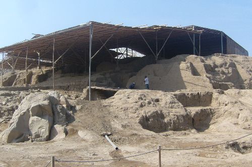 Templo primigenio de huaca Ventarrón, en Lambayeque. Foto: ANDINA/Silvia depaz.