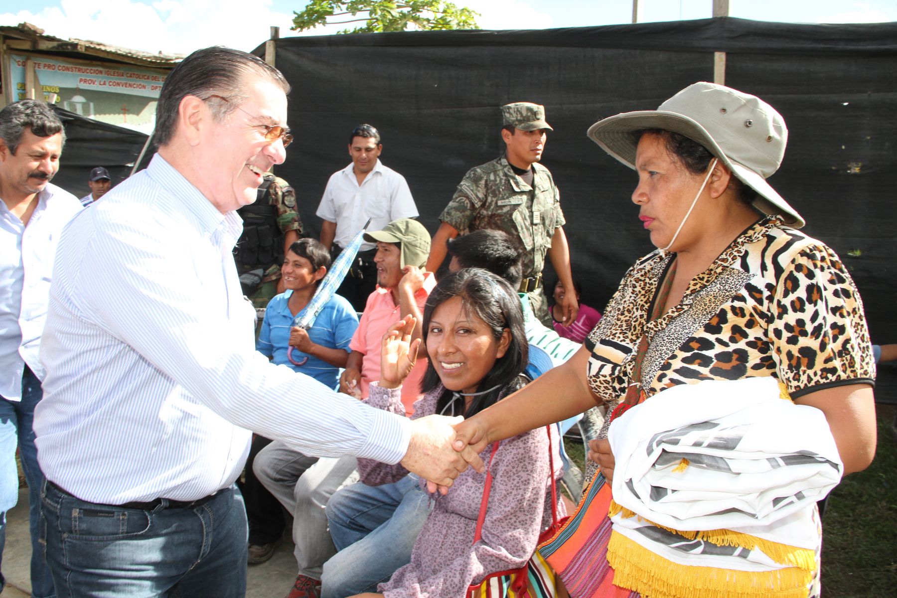 El presidente del Consejo de Ministros, Óscar Valdés, presentó hoy el nuevo programa de intervención en el Valle del Río Apurímac y Ene, que incorpora a los distritos del valle del Mantaro y que en adelante se identificará como VRAEM. Foto: ANDINA/PCM