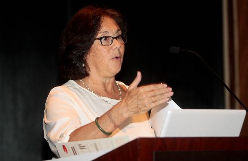 Executive Director of Proetica, Cecilia Blonde, TI’s chapter for Peru. Photo: ANDINA/Jack Ramón