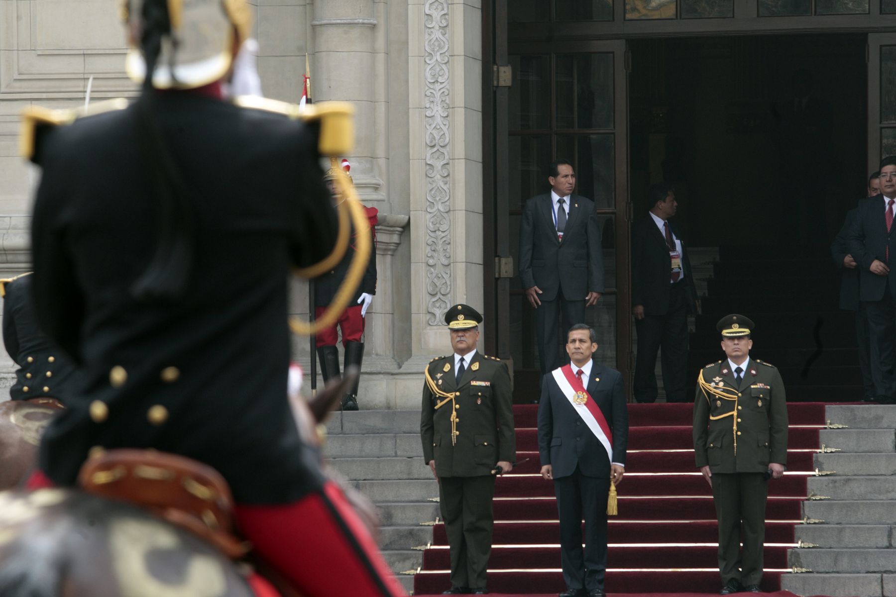 Jefe de Estado,Ollanta Humala se dirige al Congreso de la República.Foto: ANDINA/Jack Ramón
