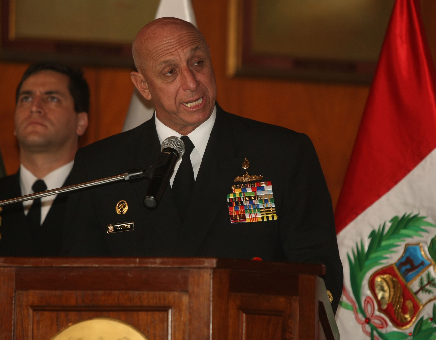 Jefe del Comando Conjunto de las FFAA, José Cueto Aservi. ANDINA/Vidal Tarqui