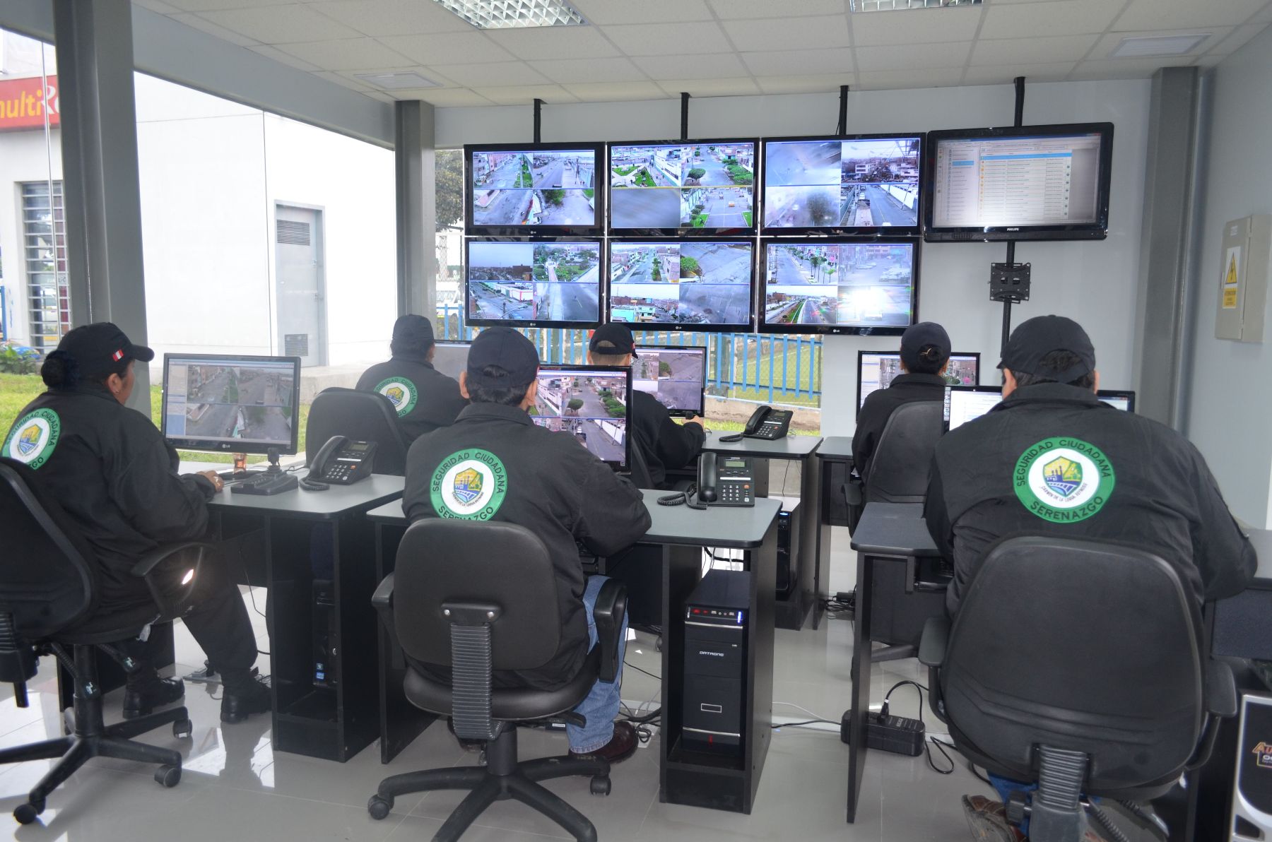 Nuevo Observatorio de Seguridad Ciudadana en Carmen de La Legua-Reynoso, equipado con modernas cámaras de videovigilancia. Foto: Municipalidad de Carmen de la Legua-Reynoso