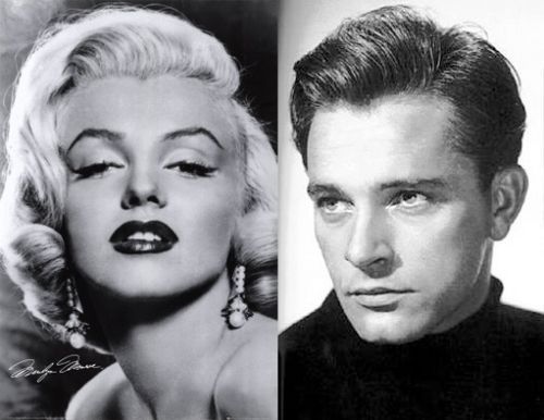 Los famosos Marilyn Monroe y Richard Burton. INTERNET/Medios