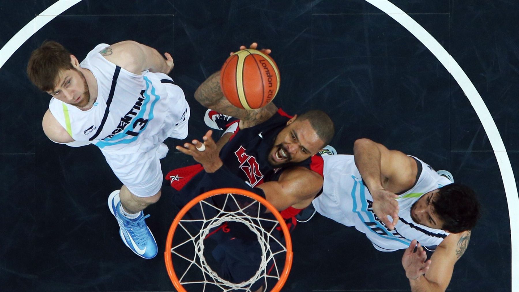 Nuevamente frente a frente Estados Unidos contra Argentina, como en la fase de grupos. Foto: London20120.com