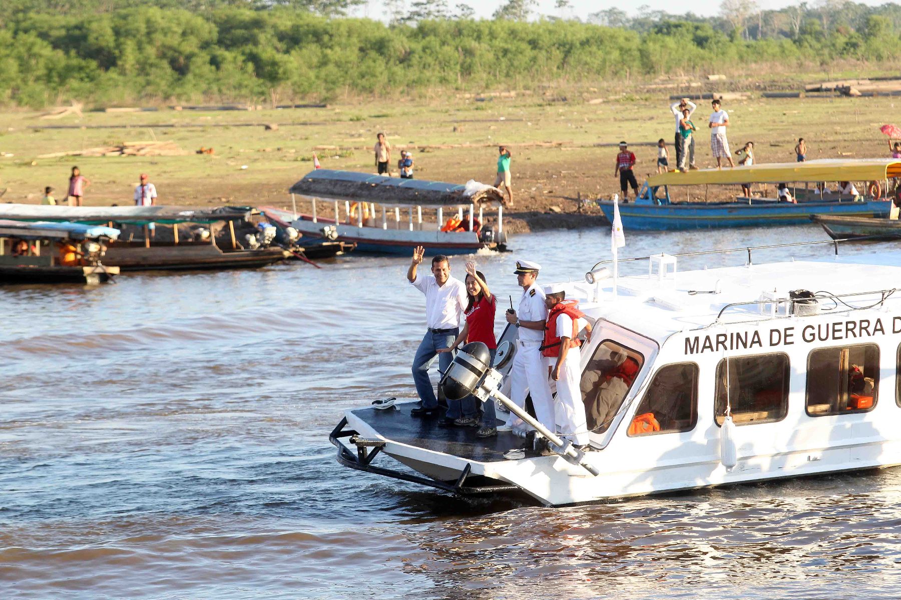 Presidente Ollanta Humala  participa en la ceremonia de reconocimiento a la Amazonía como “Maravilla Natural del Mundo”Foto: ANDINA/Prensa Presidencia