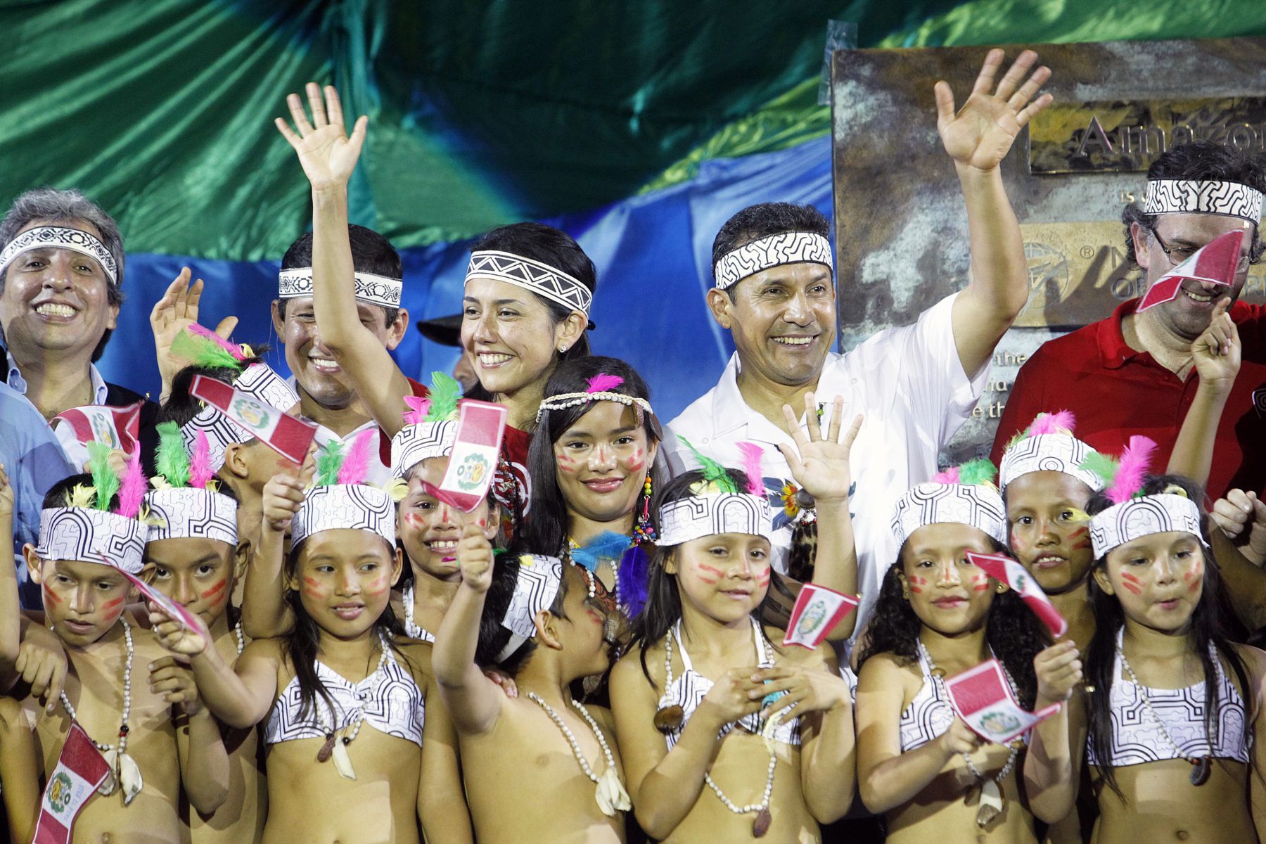 Presidente Ollanta Humala  participa en la ceremonia de reconocimiento a la Amazonía como “Maravilla Natural del Mundo

Foto: ANDINA/Luis Iparraguirre