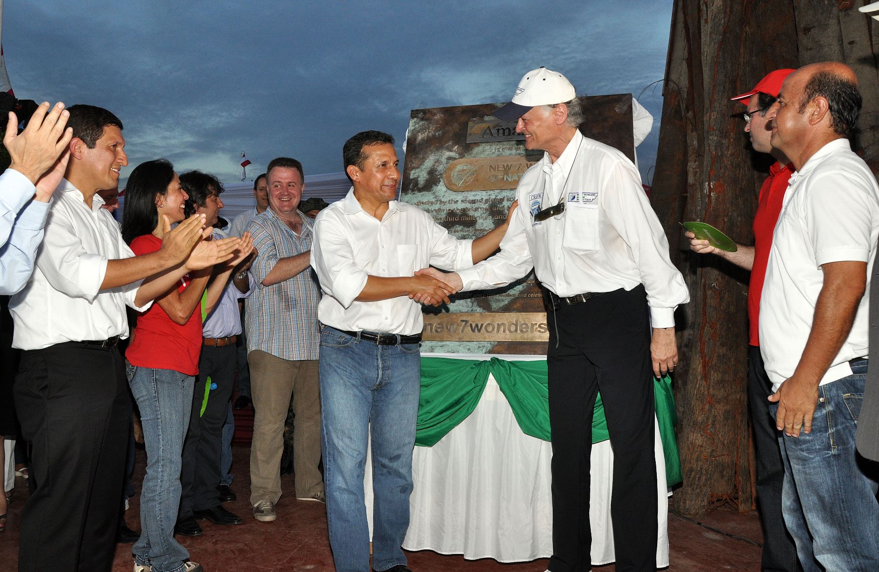 Presidente Ollanta Humala  participa en la ceremonia de reconocimiento a la Amazonía como “Maravilla Natural del Mundo”Foto: ANDINA/Prensa Presidencia