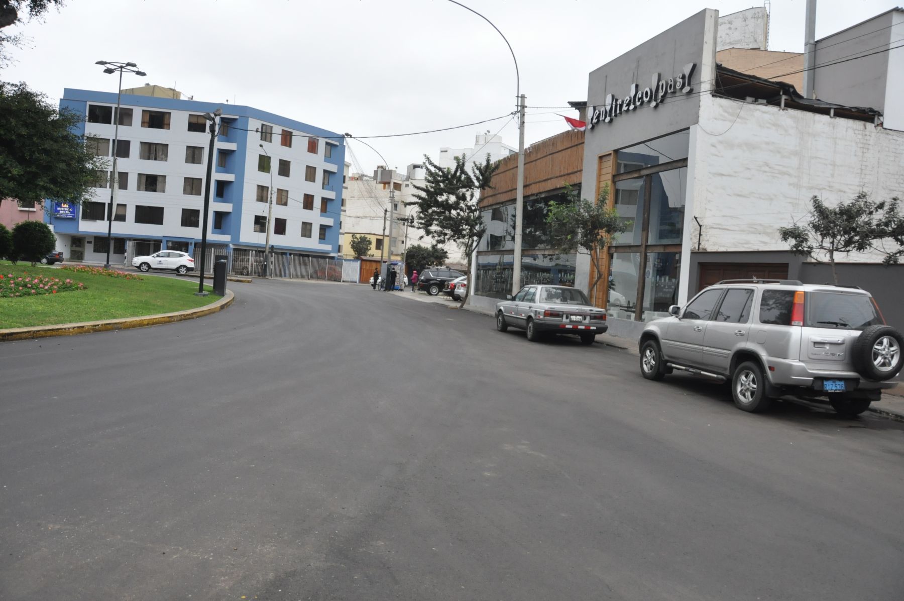 Rehabilitan calle Bolognesi, en Miraflores. Foto: Difusión.