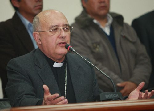Arzobispo de Huancayo y nuevo cardenal, monseñor Pedro Barreto. Foto: ANDINA/Norman Córdova