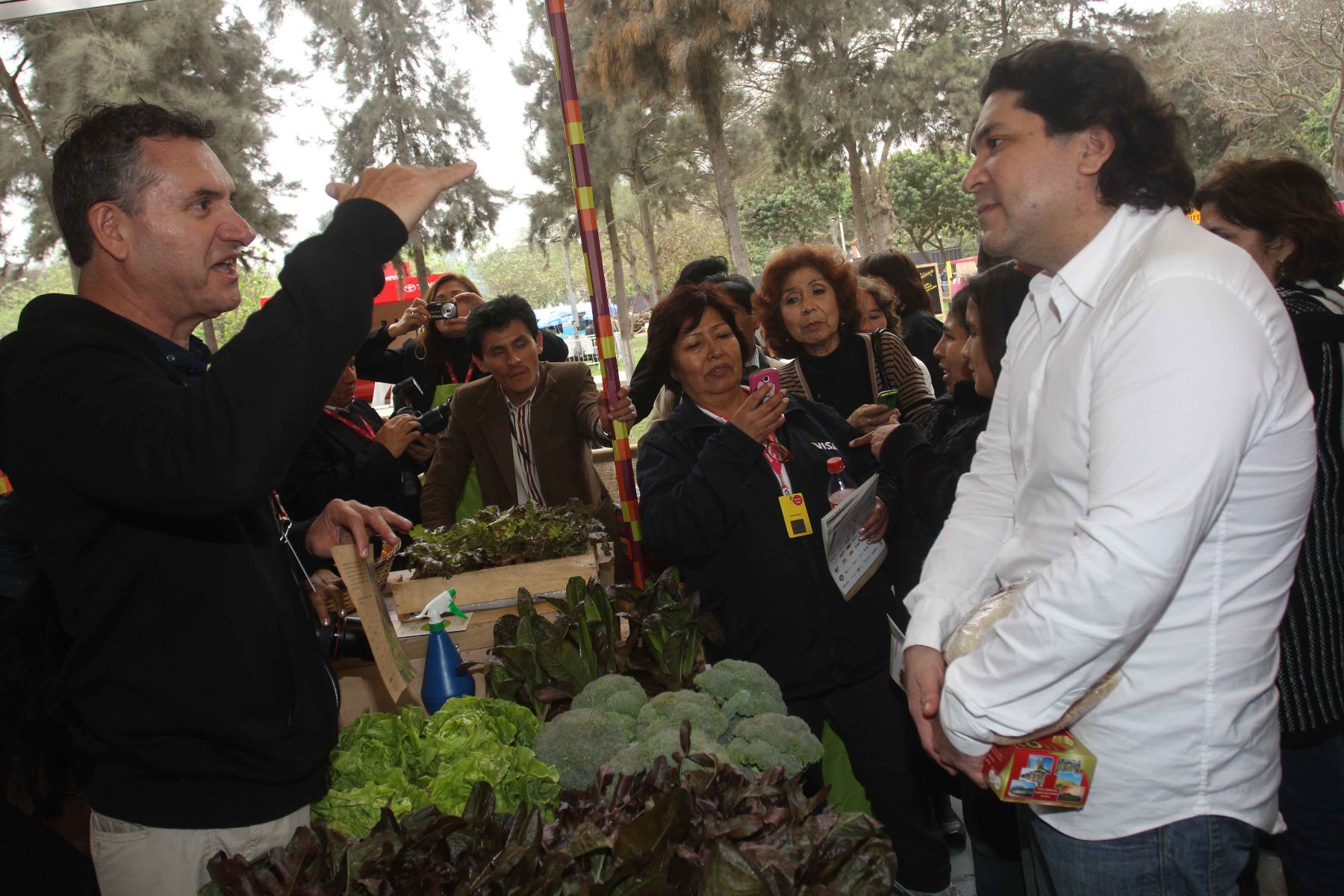 Gaston Acurio en inauguracion de la V Feria Gastronomica Internacional de Lima Mistura 2012. Foto: ANDINA/Marco del Rio