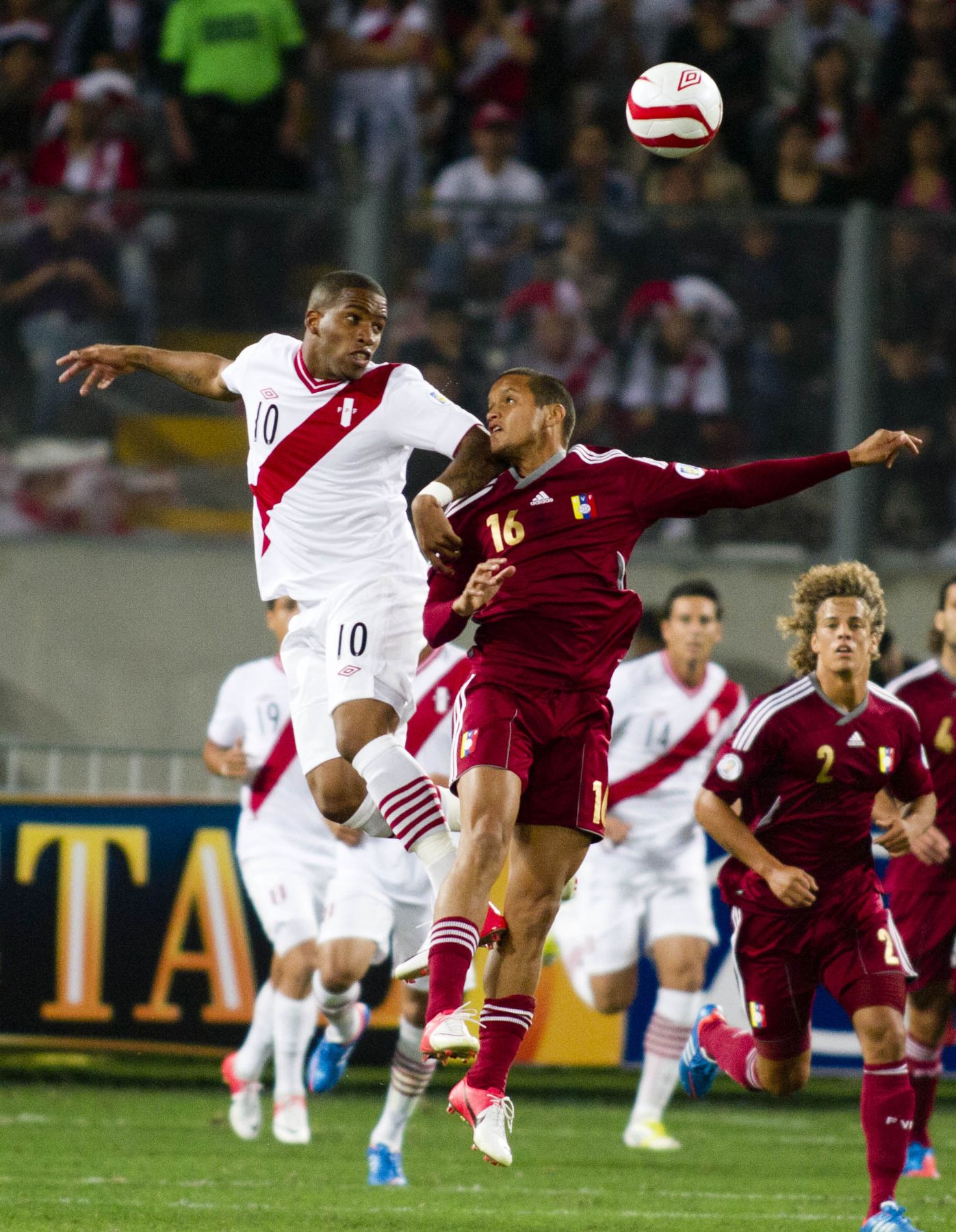 Partido por Eliminatoria entre Peru y Venezuela. FOTO: ANDINA/Marco del Rio