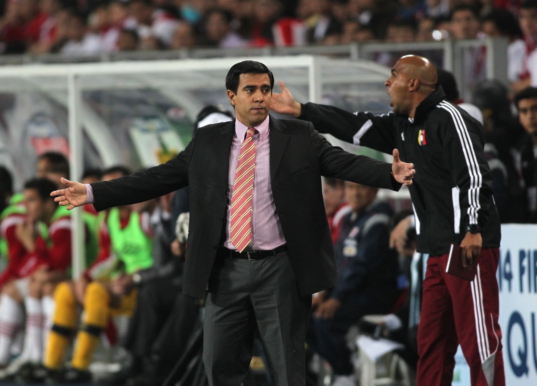 Partido por Eliminatoria entre Peru y Venezuela.Foto: ANDINA/Carlos Lezama