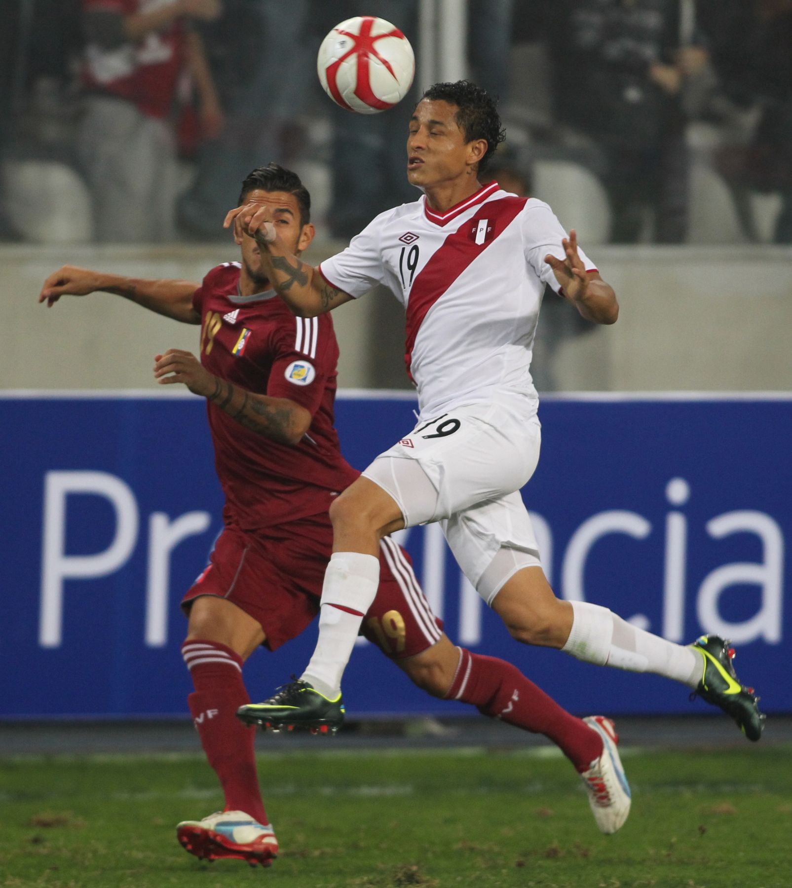 Partido por Eliminatoria entre Peru y Venezuela.Foto: ANDINA/Carlos Lezama