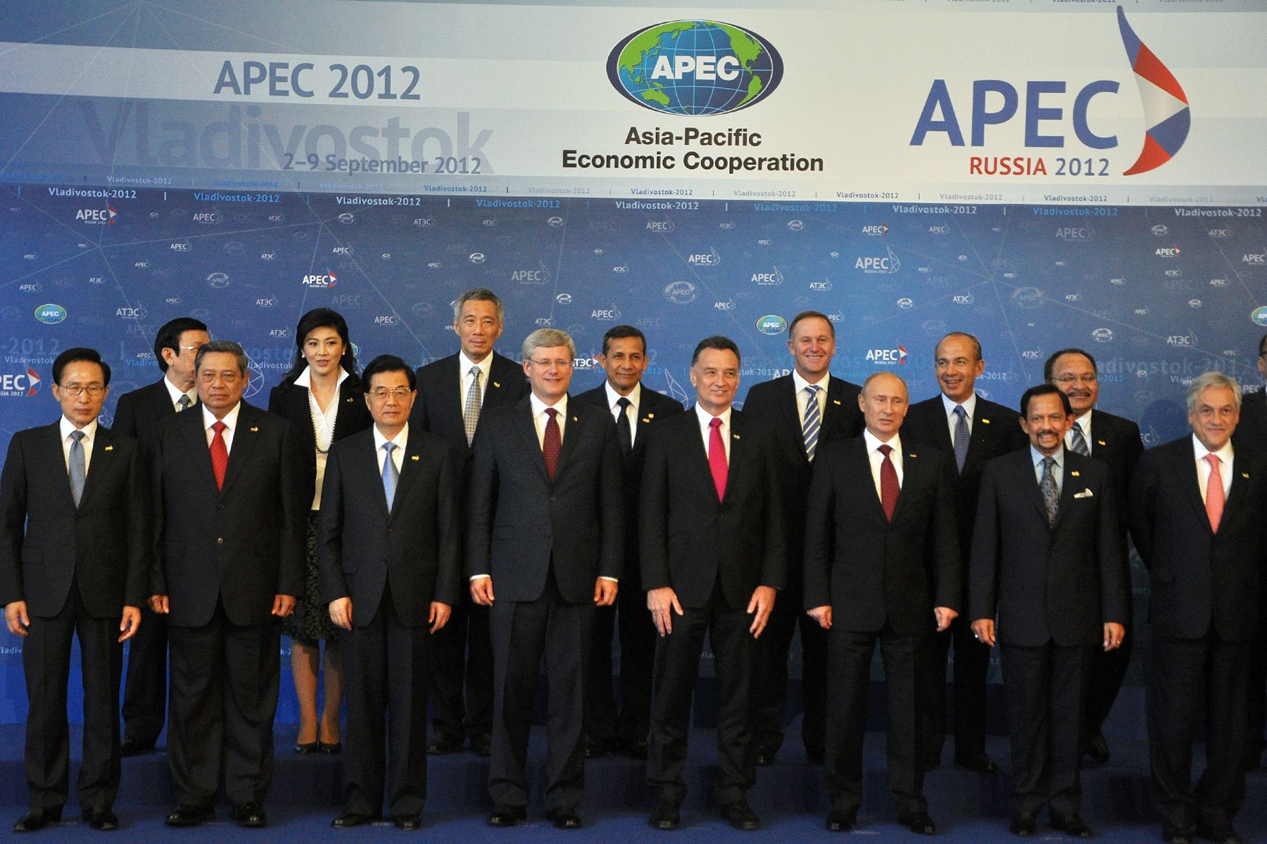 Líderes de APEC 2012. Foto: ANDINA/Prensa Presidencia.