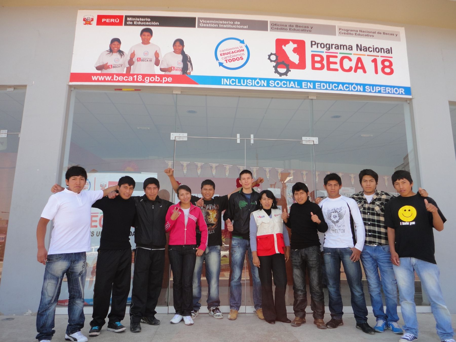 TACNA, PERU - SETIEMBRE 24. Licenciados de las FFAA formarán parte del equipo de becarios de Beca 18 en Tacna. Foto:ANDINA
