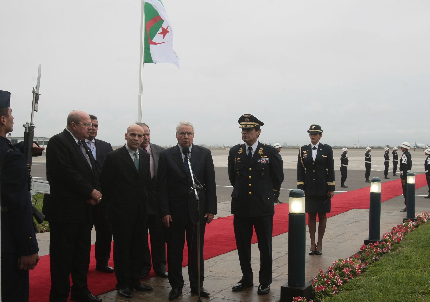 Callao, Perú- Setiembre 29. Llegada del Presidente del Consejo de la Nación de Argelia, Abdelkader Bensalah.
Foto: ANDINA/Juan Carlos Guzmán Negrini.