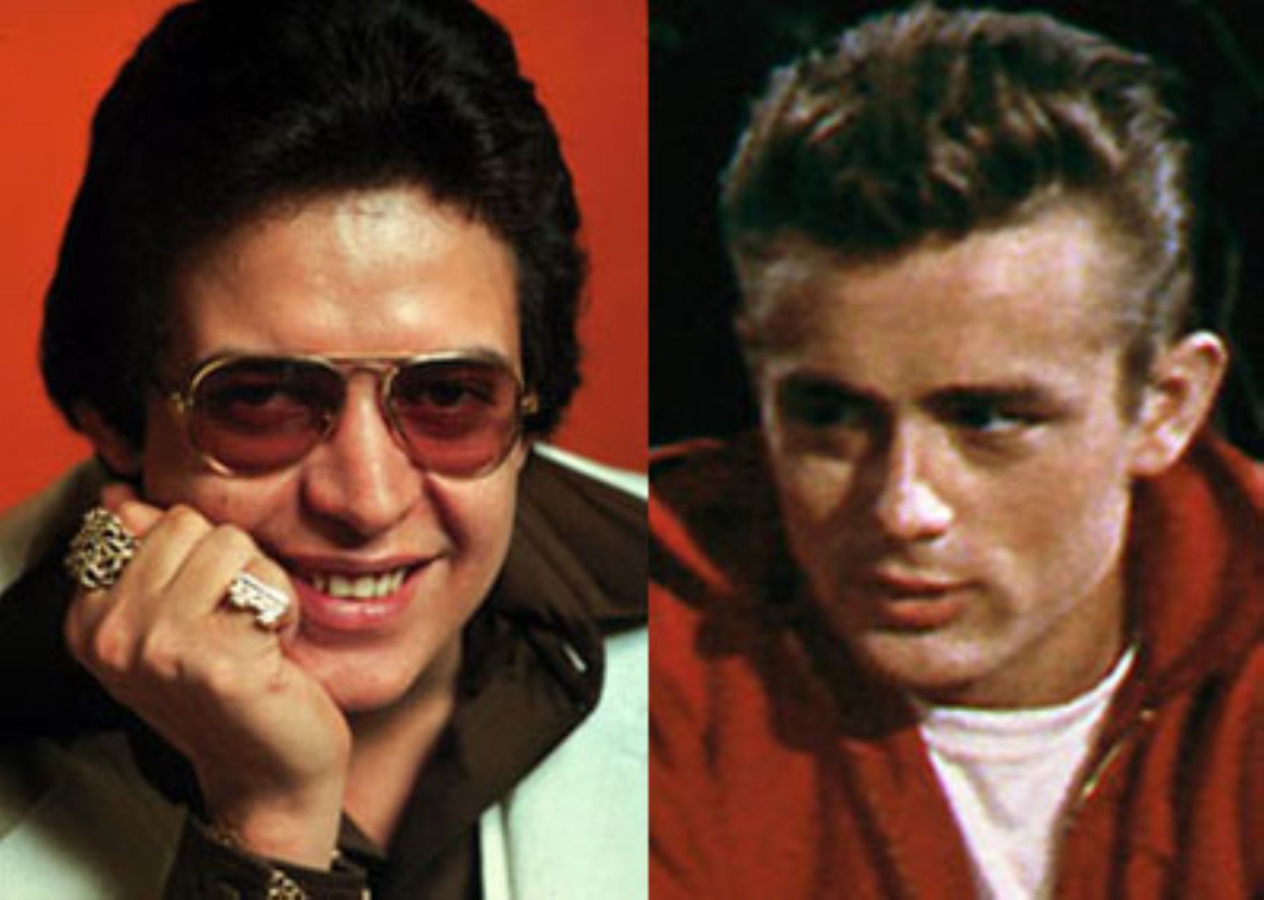 Cantante Héctor Lavoe y actor James Dean. INTERNET/Medios