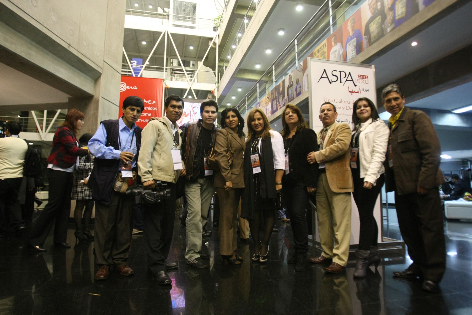 LIMA, PERU - SETIEMBRE 29 Inauguracion Centro Internacional de Prensa de la III Cumbre América del Sur - Países Árabes  Aspa Foto: ANDINA/Vidal Tarqui