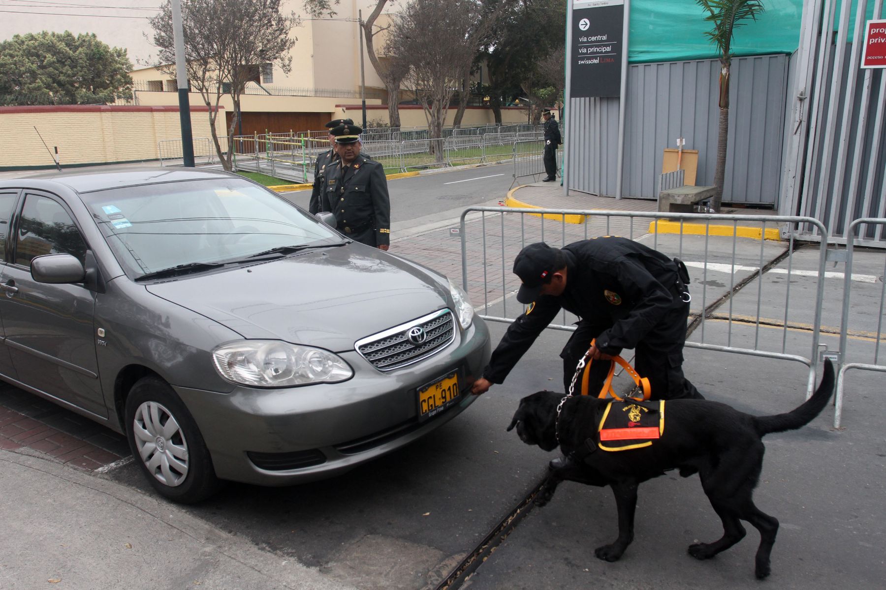 LIMA, PERU - SETIEMBRE 30. Medidas de seguridad  por la  III Cumbre de America del Sur y Paises Arabes ASPA. Foto: ANDINA/Marco del RíoFoto: ANDINA/Marco del Río