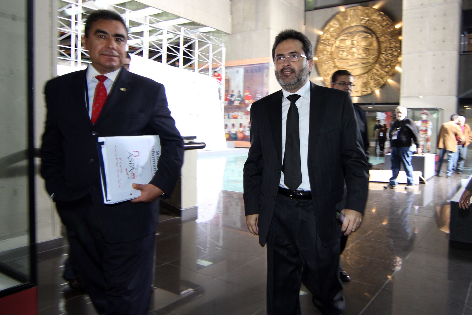 LIMA, PERU - SETIEMBRE 30. Primer Ministro Juan Jimenez inspecciona ultimos detalles para el inicio de la III Cumbre de America del Sur y Paises Arabes ASPA. Foto: ANDINA/Marco del Río
