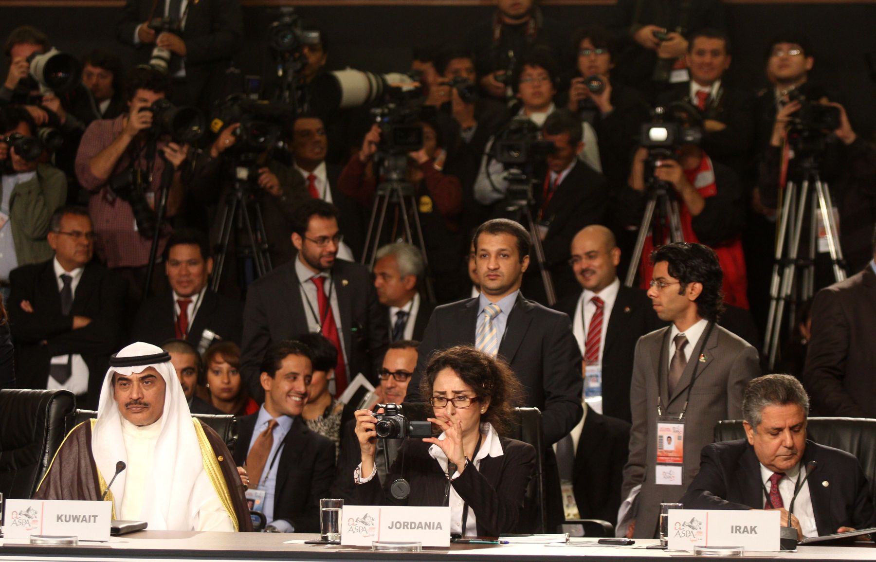 LIMA, PERU - OCTUBRE 1. Inauguracion de Reunion de Cancilleres durante la III Cumbre de America del Sur y Paises Arabes ASPA. Foto: ANDINA/Marco del Río