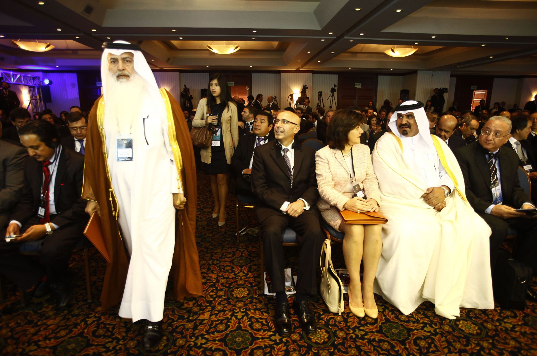 LIMA, PERÚ – OCTUBRE 1. Nasser Mohamed Al-Hajri, Presidnete de la Compañia de alimentos Hassad participa en el III Encuentro Empresarial de América del Sur y Árabes .Foto: ANDINA/archivo.