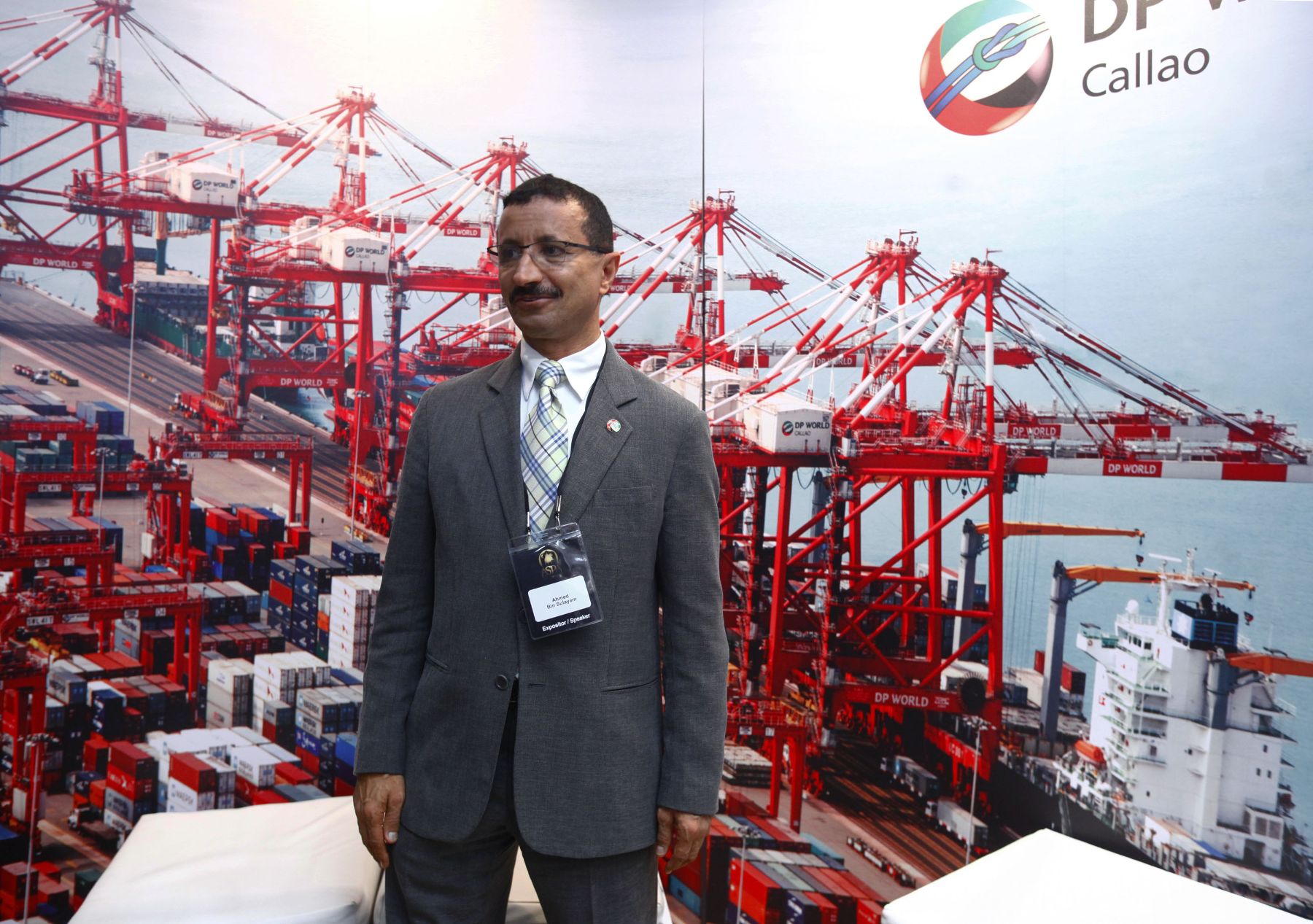 LIMA, PERÚ – OCTUBRE 1. Sultan  Ahmed bin Sulayem Presidente del Directorio del DP World participa en el III Encuentro Empresarial de america del Sur y paises ÁrabesFoto: ANDINA/archivo.