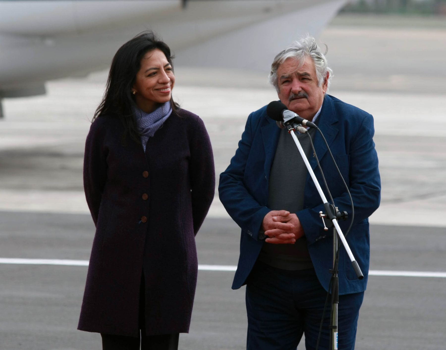 CALLAO, PERU - OCTUBRE 01.Llegada del presidente de Uruguay, José Mujica para participar en la III Cumbre de los Países de América del Sur y los Países Árabes (ASPA).Foto: ANDINA/Jack Ramón.