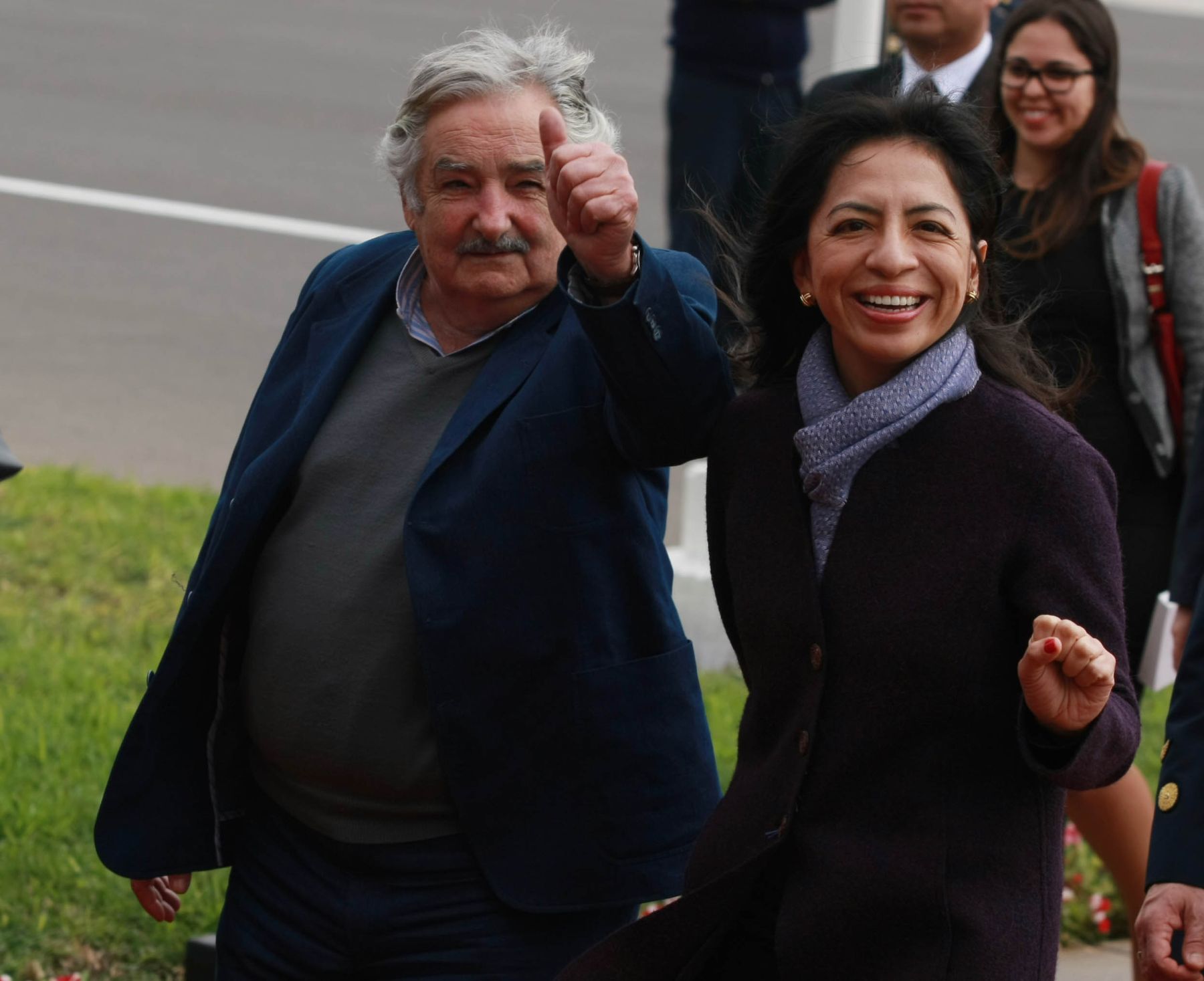 CALLAO, PERU - OCTUBRE 01.Llegada del presidente de Uruguay, José Mujica para participar en la III Cumbre de los Países de América del Sur y los Países Árabes (ASPA).Foto: ANDINA/Jack Ramón