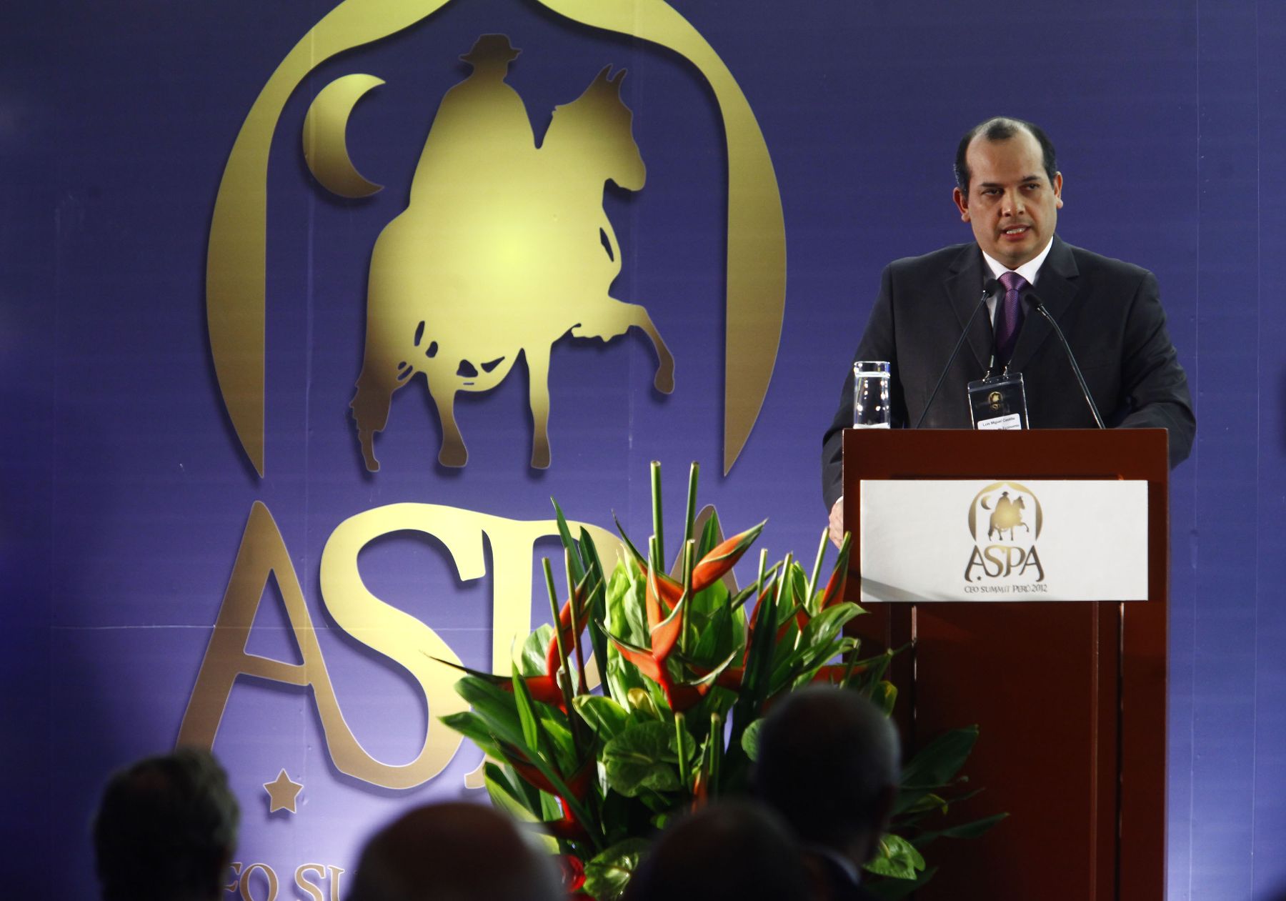 LIMA, PERÚ – OCTUBRE 1.El Ministro de Economía  Luis Miguel Castilla clausuró III Encuentro Empresarial América del Sur y Países Árabes- ASPAFoto: ANDINA/archivo.