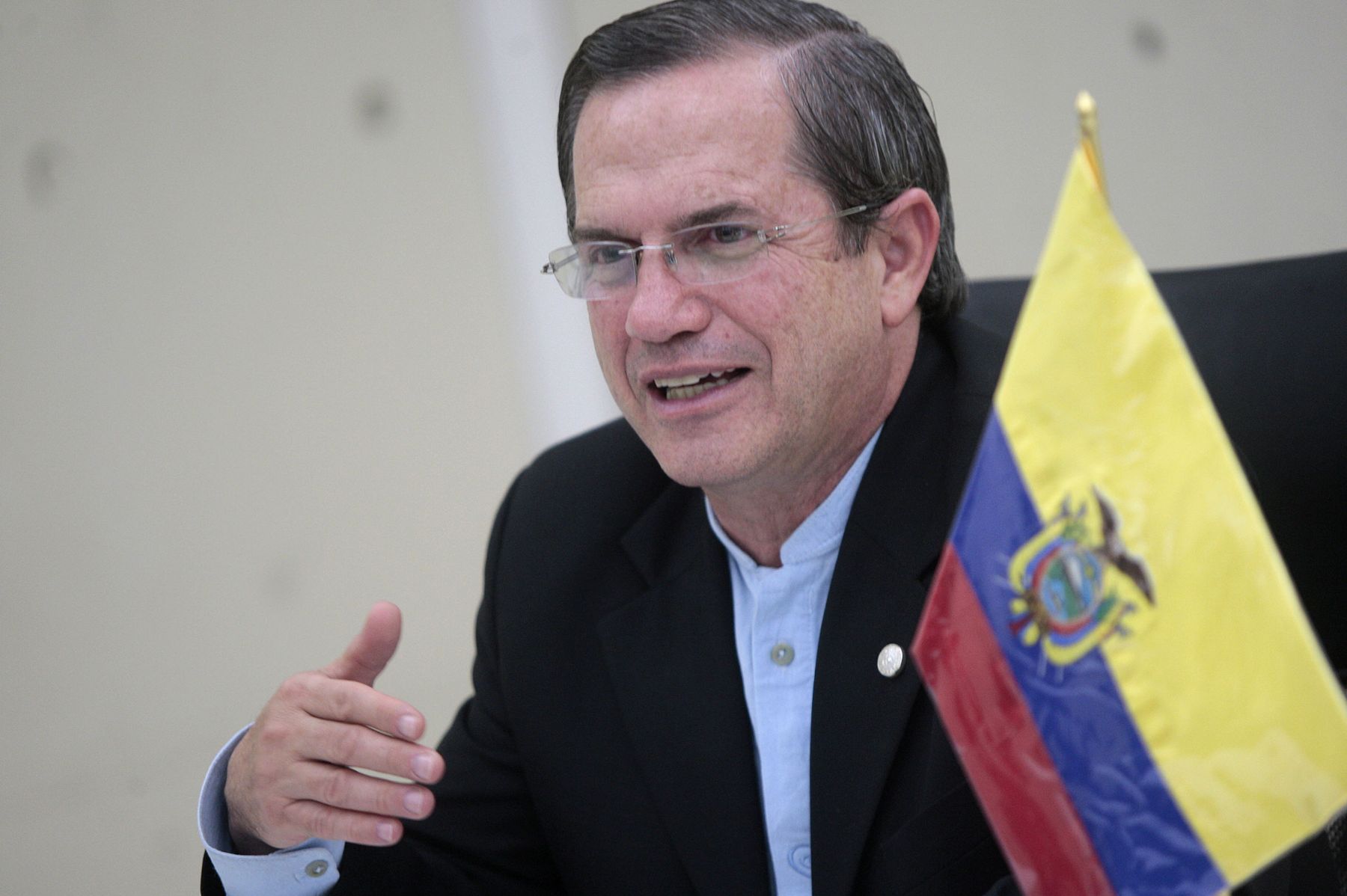 Canciller de Ecuador, Ricardo Patiño.Foto:ANDINA/Carlos Lezama