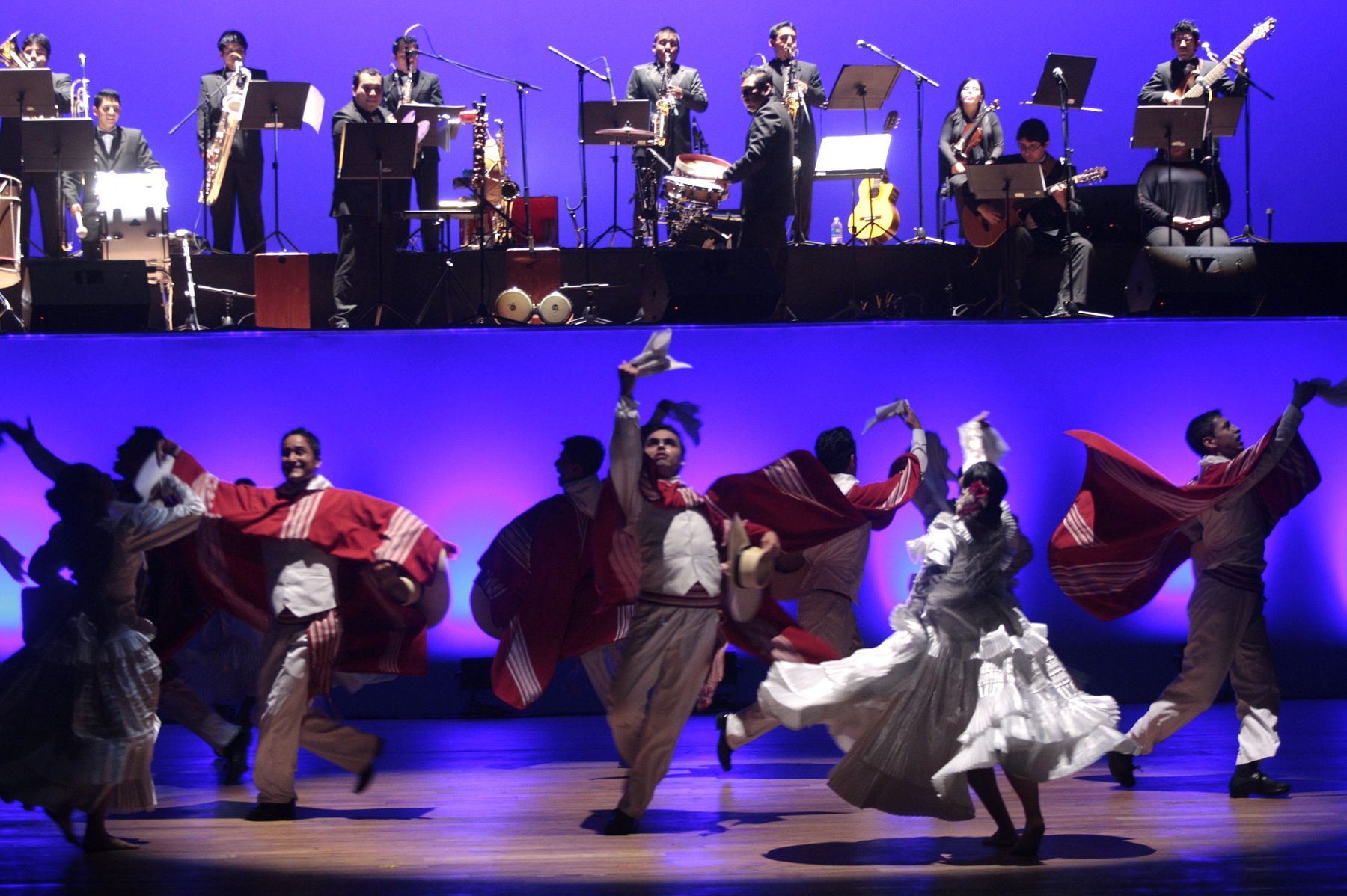 LIMA, PERU - OCTUBRE 01. Ceremonia cultural en el Gran Teatro de Lima, Foto: ANDINA/Carlos Lezama