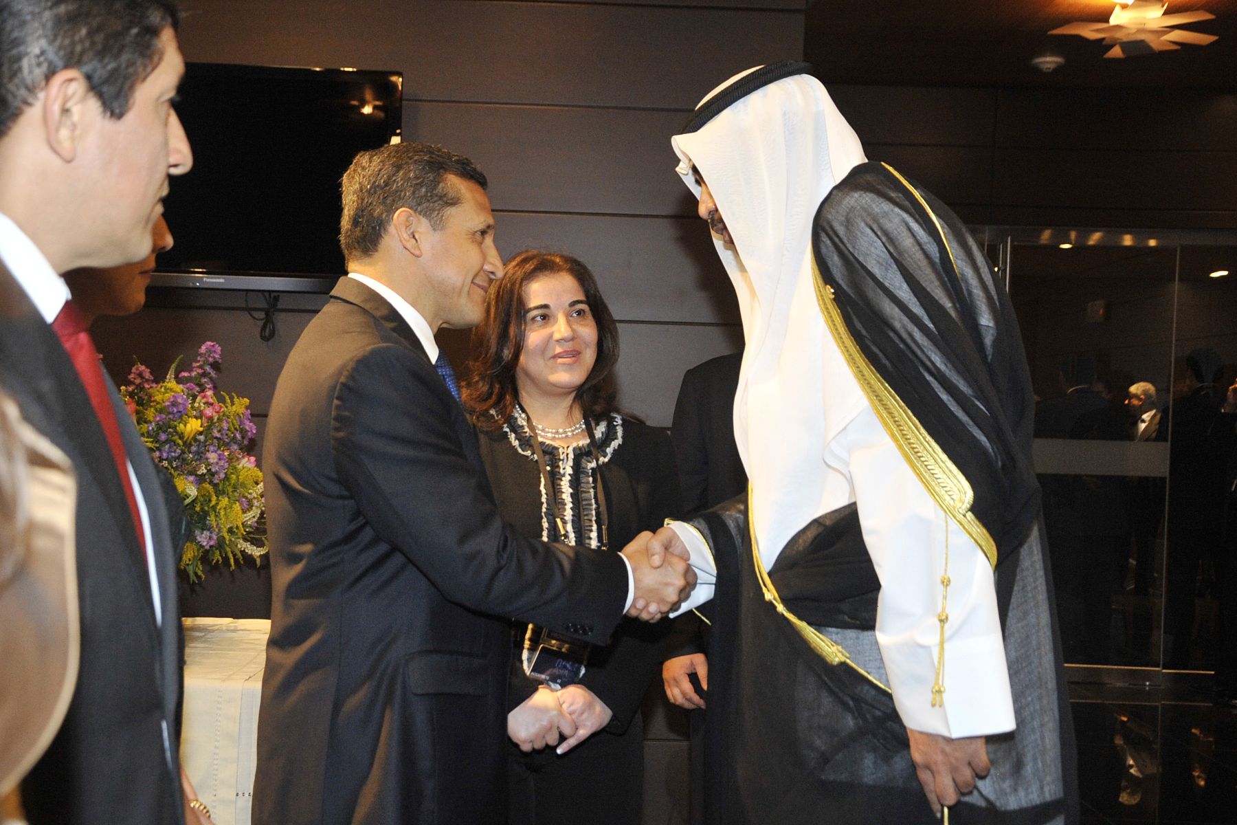 El Presidente de la República, Ollanta Humala Tasso, encabezó la actividad cultural ofrecida en el Gran Teatro Nacional a los Jefes de Estado, Jefes de Delegaciones y Ministros de Relaciones Exteriores e invitados que participan de la III Cumbre ASPA.
Foto: Andina/Prensa Presidencia